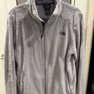 The North Face Women's Light Gray Teddy Jacket